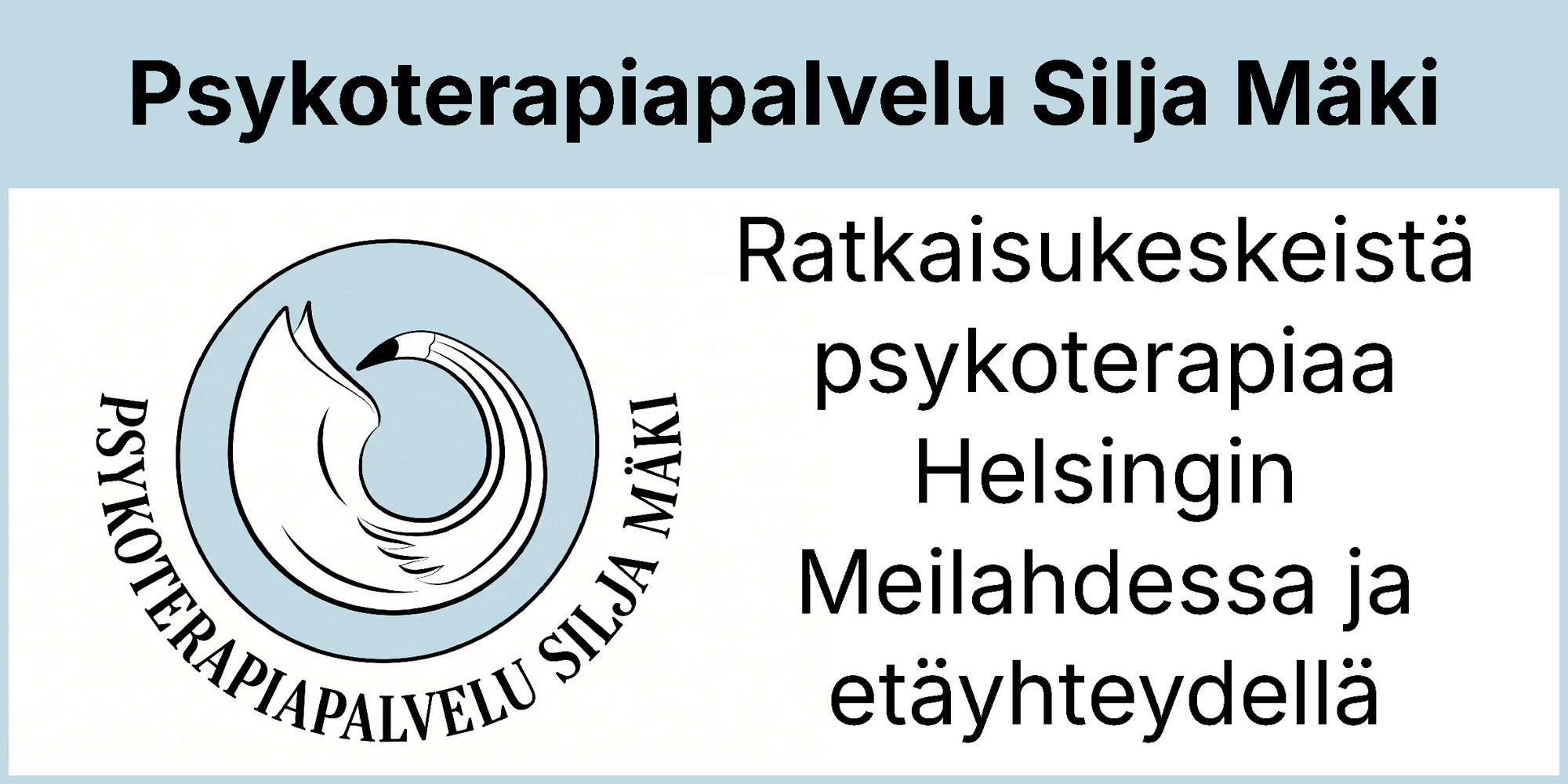 psykoterapia Silja Mäki Banneri